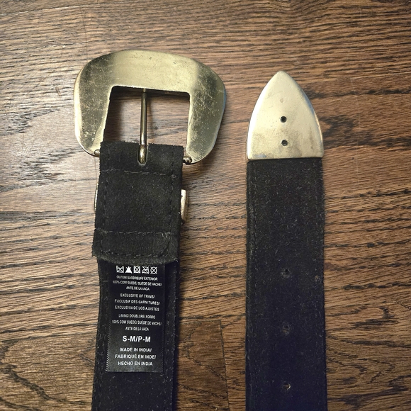 Free People Black Rock Westen Belt - Picture 3 of 4